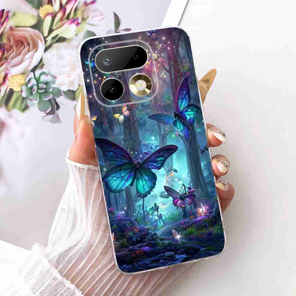 For Realme 16 Pro Plus 5G Case RMX5131 Bling Butterfly Silicone Phone Cases For Realme 16 Realme16 Pro+ Cover Shockproof Bumper