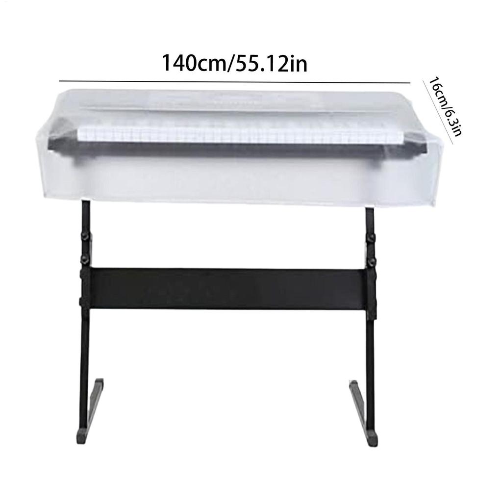 Piano Keyboard Cover Clear Keyboard Dirt Proof Cover Foldable Dustproof Waterproof 88/61/76 Keys Protector for Classroom Music