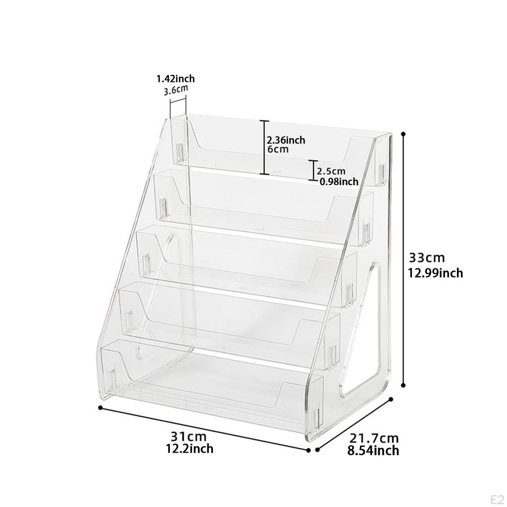 Akrylowy Stojak Wystawowy Wielopoziomowy Wszechstronny Organizer na Lakier do Paznokci Półka na Figurki Anime, Niezbędny