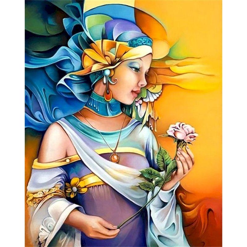 5D DIY Diamond Painting Women Kits Cross Stitch Diamond Embroidery Rhinestone Art Home Decoration Adults Picture Kits