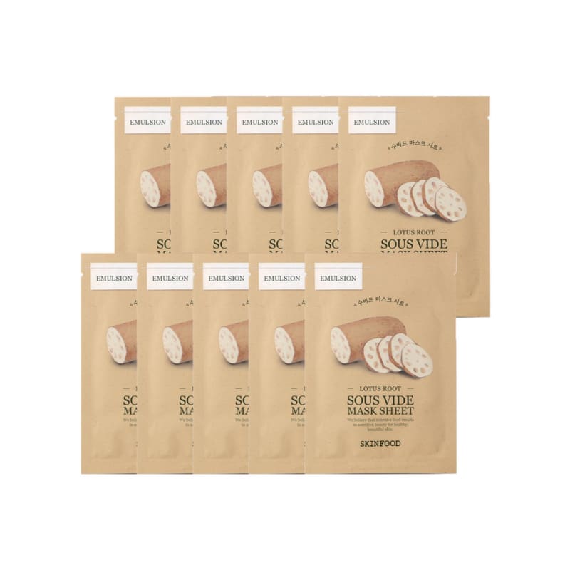 Skinfood Lotus Root Subid Mask Sheet 18g x 10 sheets