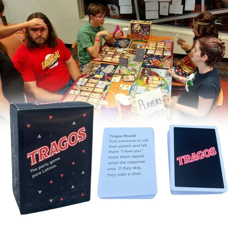 Party The Tragos Game Para Latinos Cards Game Family Party Play Props Toy Funny