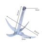 Foldable 4 Claw Anchor Sickle Water Grass Plants Cutter Machine Grasses Sharp Knife Garden Tools Fishing Accessories Tackle New