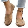 Large Size Shallow Mouth Flat Heel Soft Sole Comfortable and Casual Autumn European and American Round Head Single Shoes Women