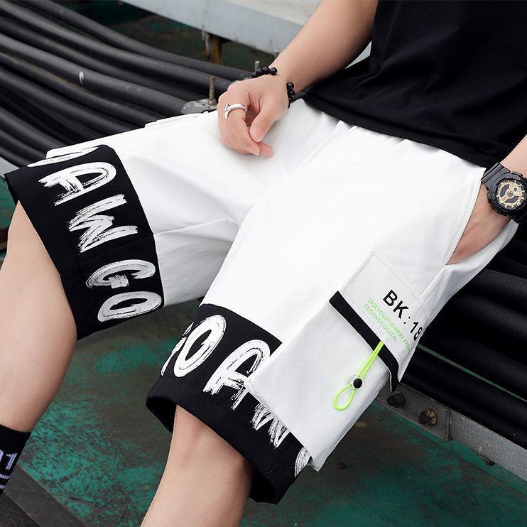 Shorts Men's Summer All-match Five-Point Pants Loose Straight Youth Short Overalls