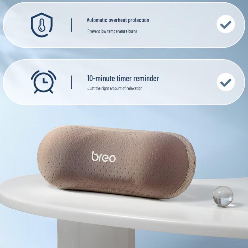 BeRelax Multi-Site Heating Massage Pillow