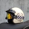 ORZ high-quality motorcycle retro helmet 3/4 semi covered helmet couple scooter cascos para moto capacetes de moto