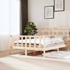 Vidaxl Bed Frame, Solid Pine Wood, 160 X 200 Cm
