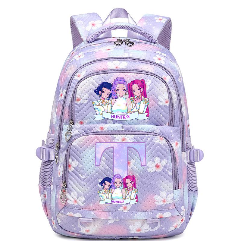 Kpop Anime Aufdruck 26 Buchstaben Rucksack Große Kapazität Mittelschüler Lässige Schultasche