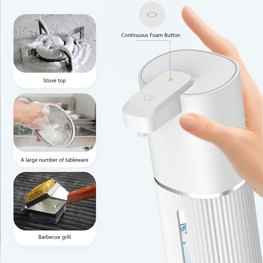 Activating Liquid Soap Dispenser With Fast Response Feature And Large capacity owner For Residential And Office Use