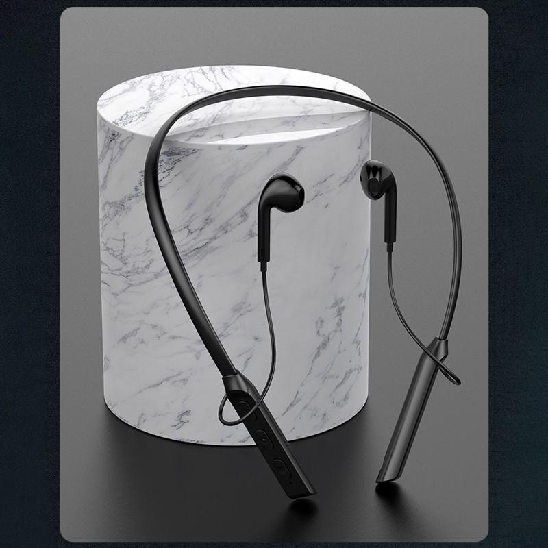 Bluetooth Słuchawki z pałąkiem na kark Stereo Bezprzewodowe słuchawki douszne Magnetyczne słuchawki sportowe z mikrofonem do smartfona