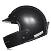 Vintage Helmet Leather Lined Motorcycle Full Helmet Removable Chin Locomotive Men's and Women's Lightweight Small Shell
