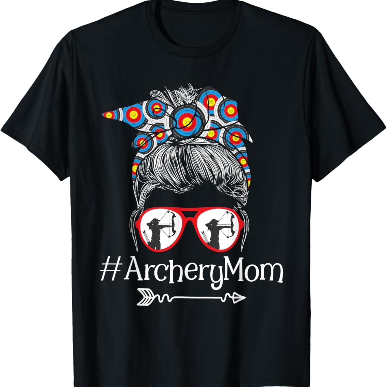 

Archery Mom - Mothers Day Bowhunter Archer Bowman Bows T-Shirt XXXXXL чёрный