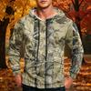Men's Printed Casual Hoodie with Pocket and Drawstring for Everyday Wear