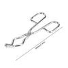 Stainless Steel Crucible Forceps Clamp Beaker Holder Pliers with Aircraft Class Rivet