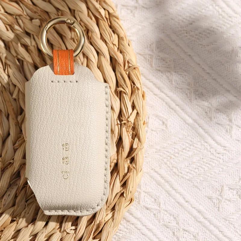 Leather Car Key Case Fob Cover for Kia K900 Stinger 2017 2018 2019 2020 2021 Accessories gbnkr30