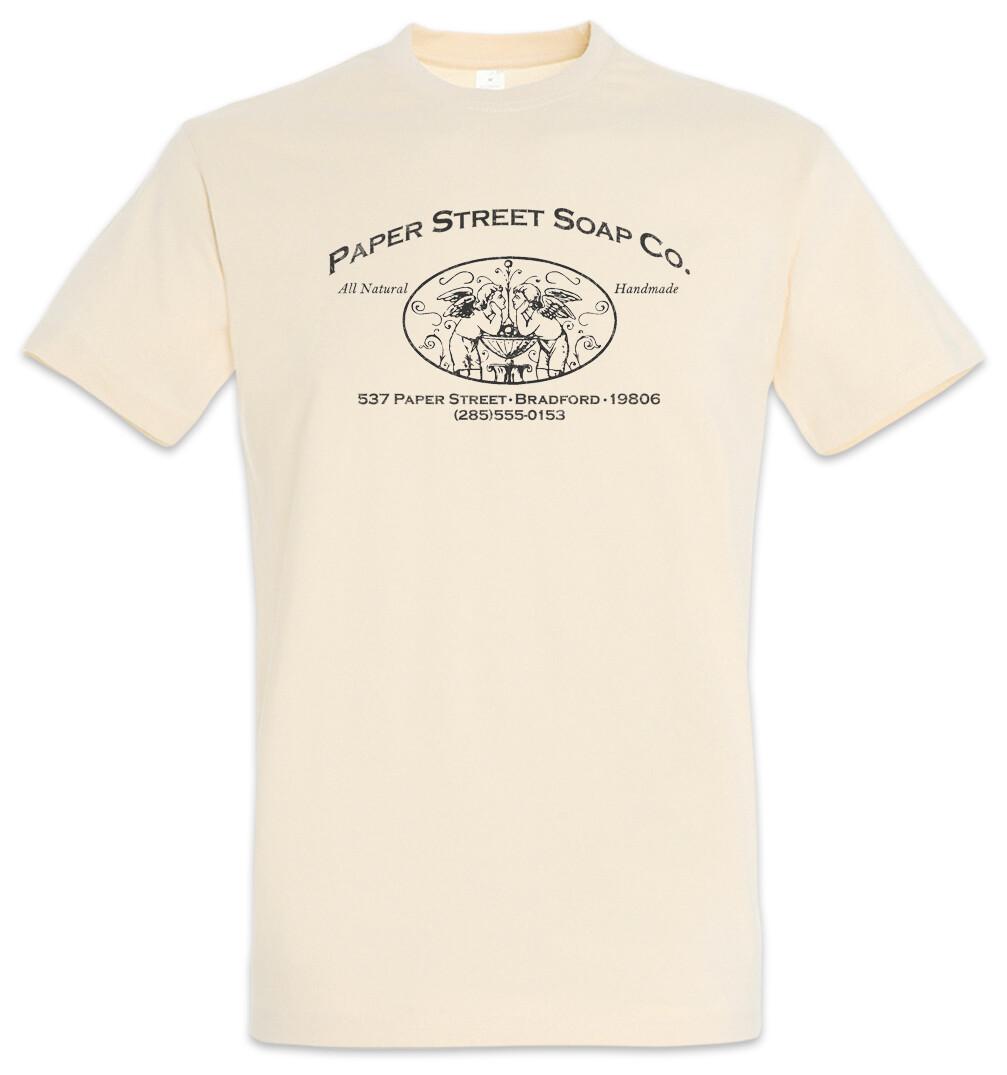 Paper Street Soap Co. Men s T-Shirt Mens Womens Tees Top Fight Movie Club Sign Insignia Logo Company S
