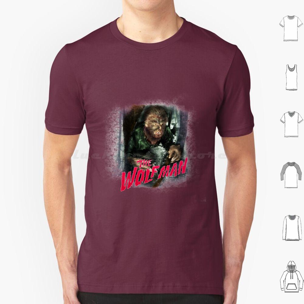 The Wolfman 1941 T Shirt Men Women Kids 6xl Horror Fan Wolf Halloween 1941 Classic Movies Werewolf Monster Wolfman Horror