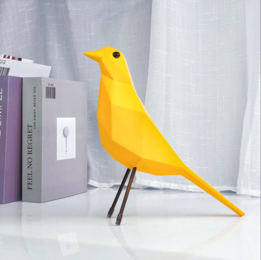 Modern Resin Geometric Eames Birds Peace Dove Ornaments Cafe Bookcase Furnishing Crafts Home Room Table Accessories Decoration