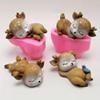 3D Deer Cake Decorating Tools Soap Mold Candle Mold Sika Deer Shape Silicone Mold
