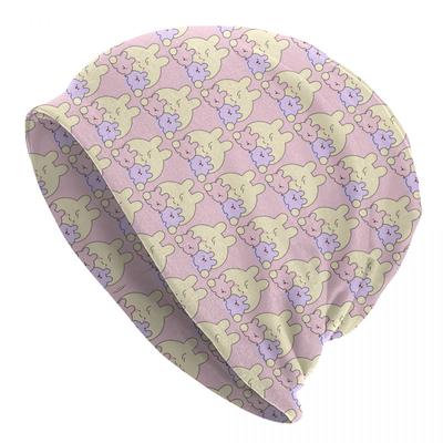 Asamimichaan Anime Cartoons Asamimi Bonnet Hat Knitted Hats Men Women Fashion Unisex Winter Warm Skullies Beanies Caps