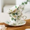 European Phnom Penh Camellia Coffee Cup Saucer Retro Light Luxury Flower Ceramic Cup Home Creative Afternoon Tea Water Cup Gifts