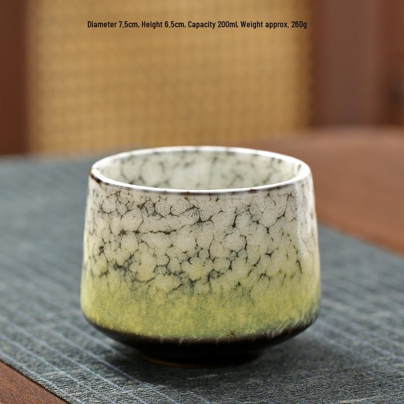 Retro Coarse Pottery Ceramic Coffee and Tea Cup for Home Use