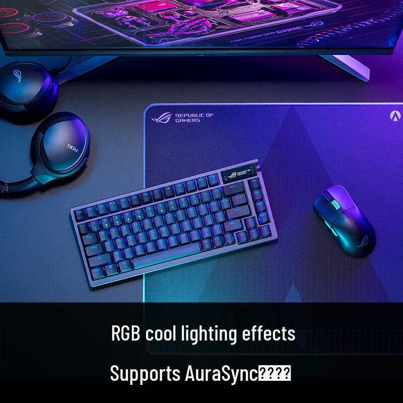 ASUS ROG Night Demon Tri-Mode 75% Mechanical Gaming Keyboard