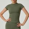 Cross-Border Slim Fit Quick Dry Breathable Yoga T-Shirt