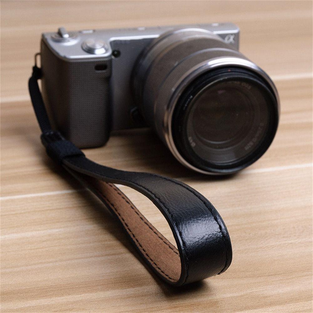 DSLR SLR Camera Hand Grip PU Leather Camera Wrist Strap Camera Strap   Camera Accessories