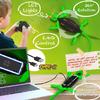 Wall Crawler Geckos Rechargeable Remote Control Cockroach Robot Kids Toy Climbs up Walls for Prank Toy