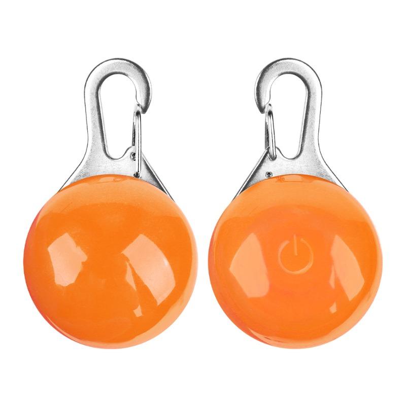 Waterproof LED Pet Light Pendant with Clip Flashing Steady Light Modes Anti-lost Luminous Safety Tag for Cats Dogs Night Walking Warning Supplies