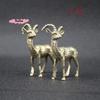 S-1Pc Home Office Desktop Decoration Brass Retro Goat Metal Creative Handicraft Ornament Miniatures Tea Pet Figurines