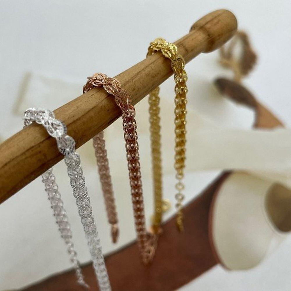 Cut grid vintage layered fashion silver women's chain bracelet 925 silver bracelet chandelier bracelet silver grid bracelet