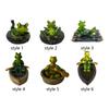 Garden courtyard water fun floating ornament pool simulation animal decoration pond frog series 14 * 13 * 9.5cm