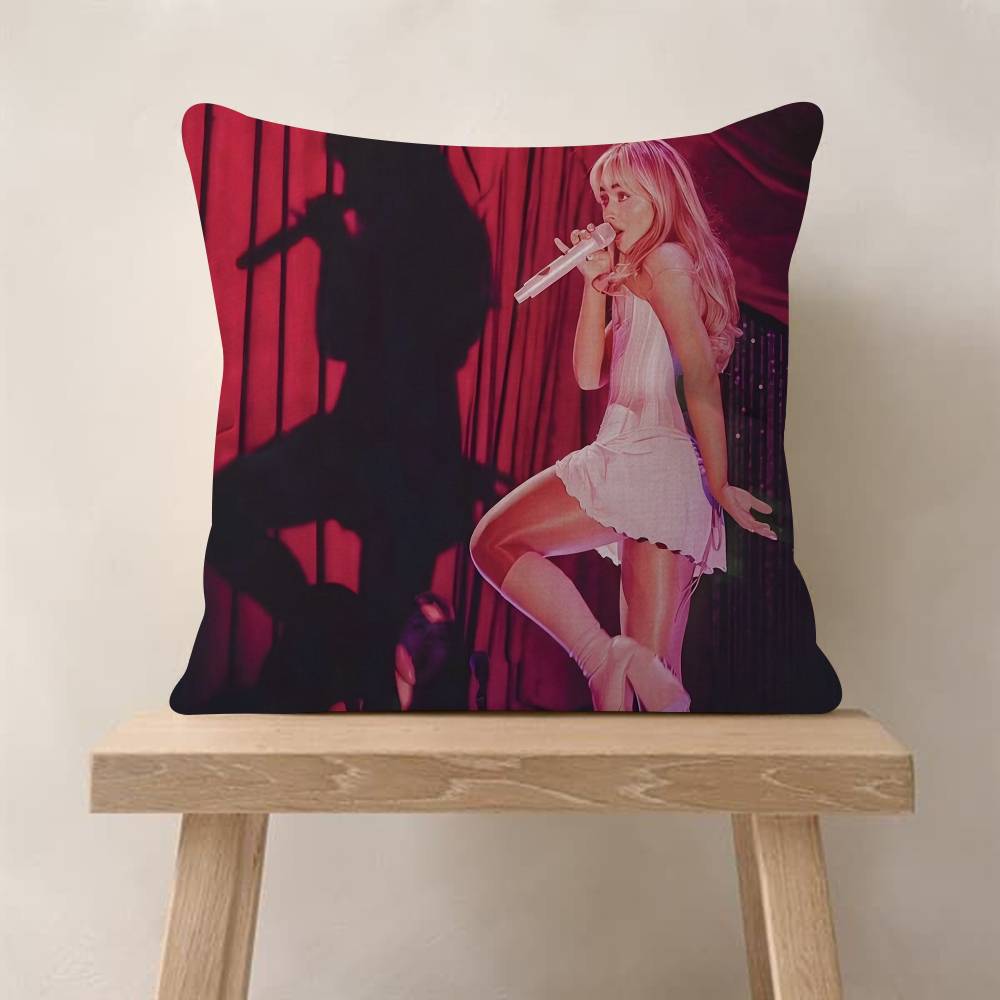 Fashion Singer SSabrina CCarpenter Pillow Cover Sofa Cushion Cover Home Room Decoration Children Gift