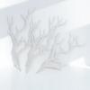 4Pcs Artificial Antler Branches Plastic Dried Tree Twigs Realistic Vase Filling Decorative Plant Stems DIY Craft Headband