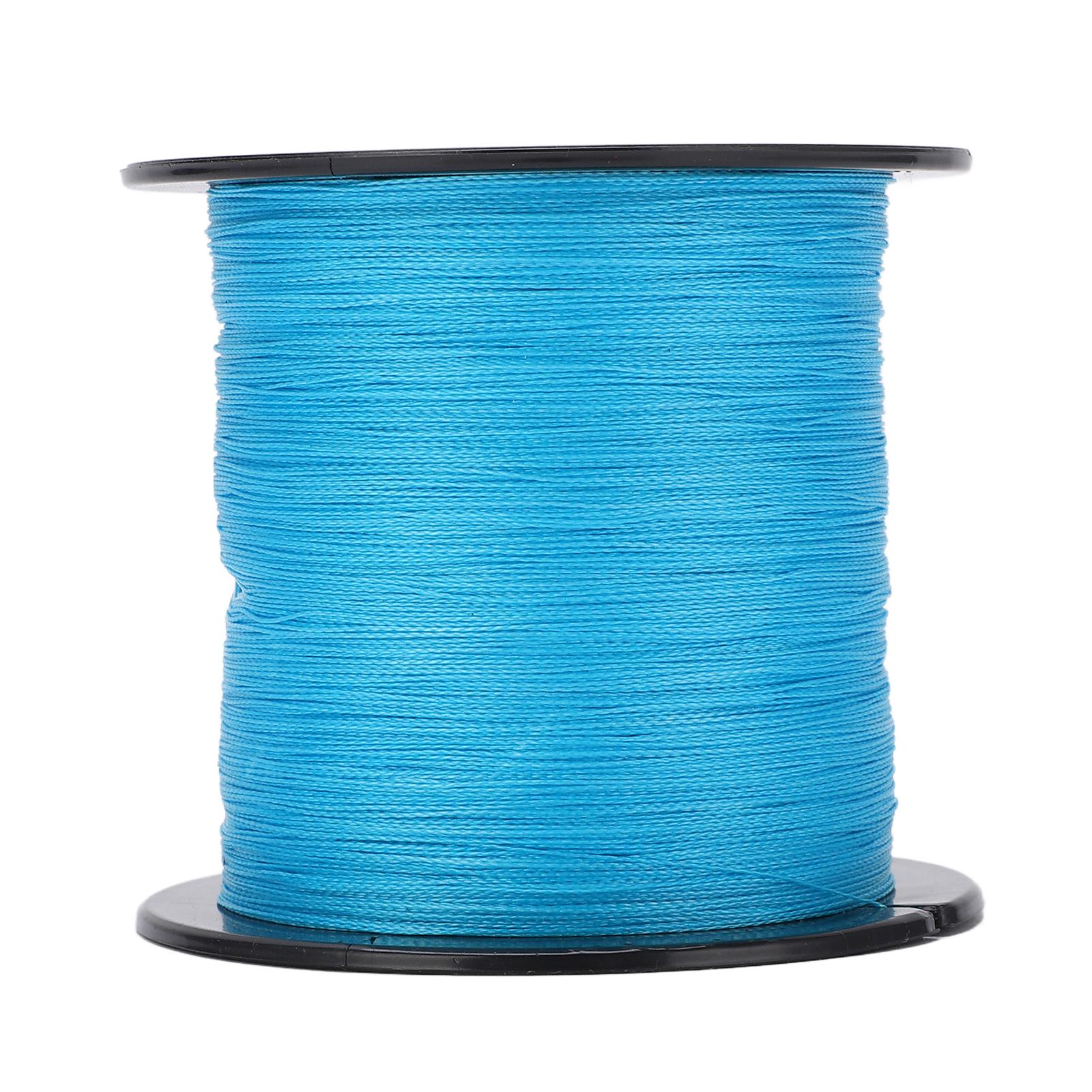 

Плетеная леска 328 ярдов 4 нити ПЭ леска Устойчивая к истиранию Плетеная рыболовная лескаСиняя 3.0