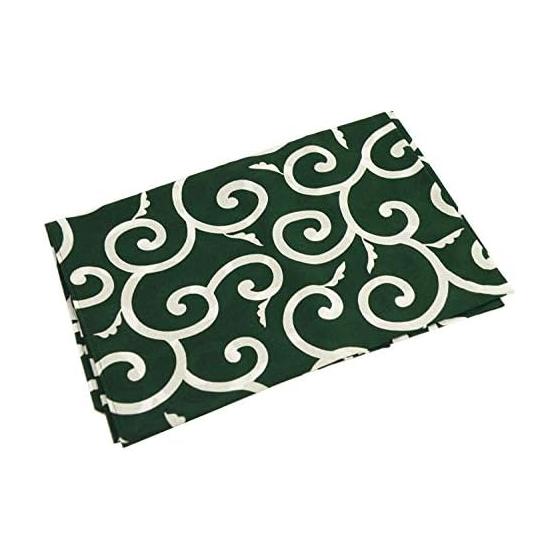 [Kimonoya Sarasa] Furoshiki, traditional pattern, arabesque furoshiki (green, 24-width)