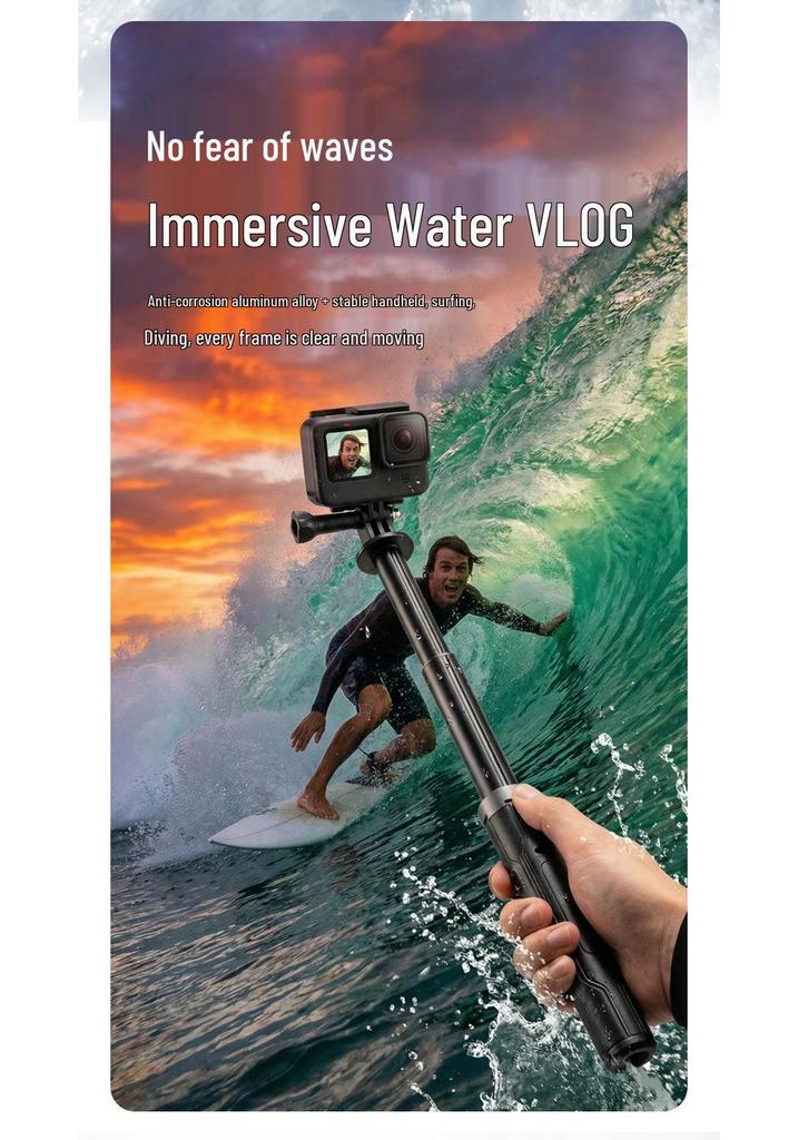 Handheld Stabilizer for DJI OSMO 360, Action 5Pro, 4, 3 Sports Cameras