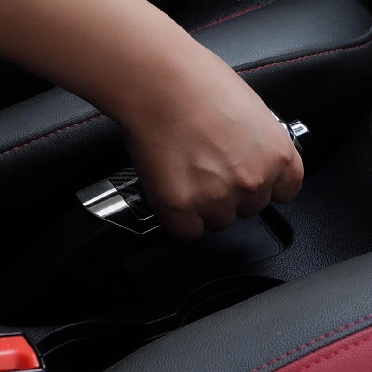 Car Hand Brake Sleeve Handle Cover Antislip Decoration Handbrake Protector Cover Carbon Fiber for Most Car Model