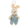 Cute Cartoon Wear Clothes Bear Rabbit Plush Toy Stuffed Doll Pendant Keychain Backpack Hanging Decoration Couple Gifts
