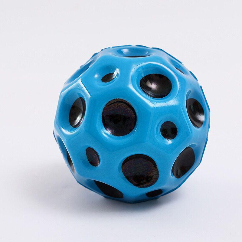 7cm High-Rebound PU Bouncy Ball - Coral Moon Rubber Wrist Toy, Hot Seller