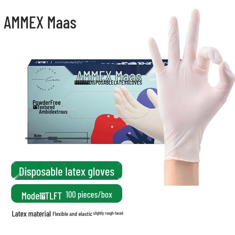 AMMEX Disposable Latex Gloves