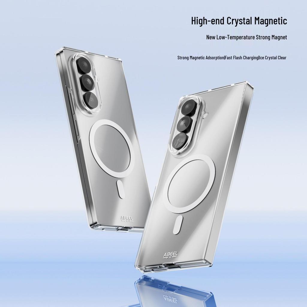 Transparent Magnetic Huawei Mate X6 & Samsung Z Fold7 Foldable Screen Protective Case