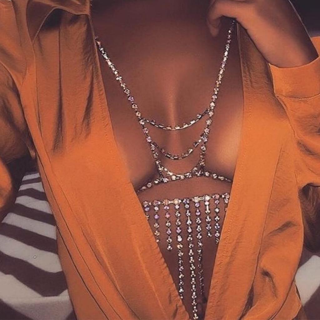 European & American Street Style Multi-Layer Tassel Body Chain