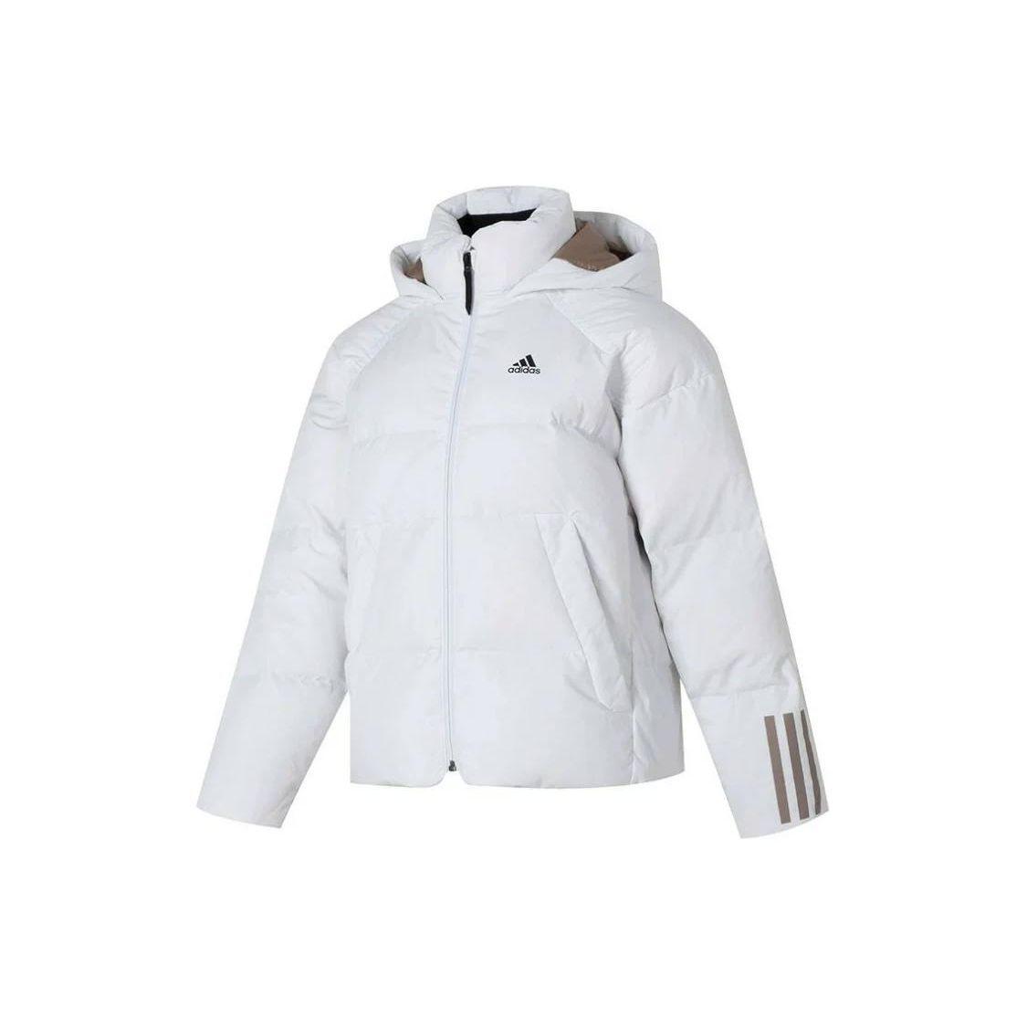 Adidas Originals Women Dy Hooded Down Jackets White IL8935 XXL