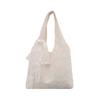 Simple Solid Color Flower Lace Women Casual Shoulder Bag For Urban Fashion