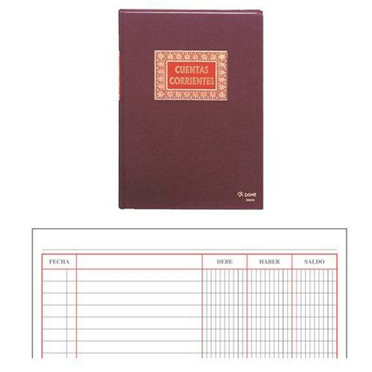 

Книга учета DOHE 09908 Бордо А4 100 шт.
