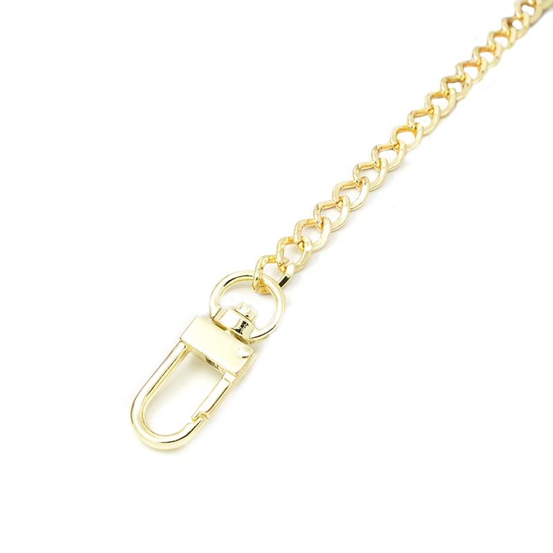 Cadena de Acero Inoxidable de 120cm Correa Asa Bolso de Mano Hombro Cruzado Bolso de Mano Metal Repuesto